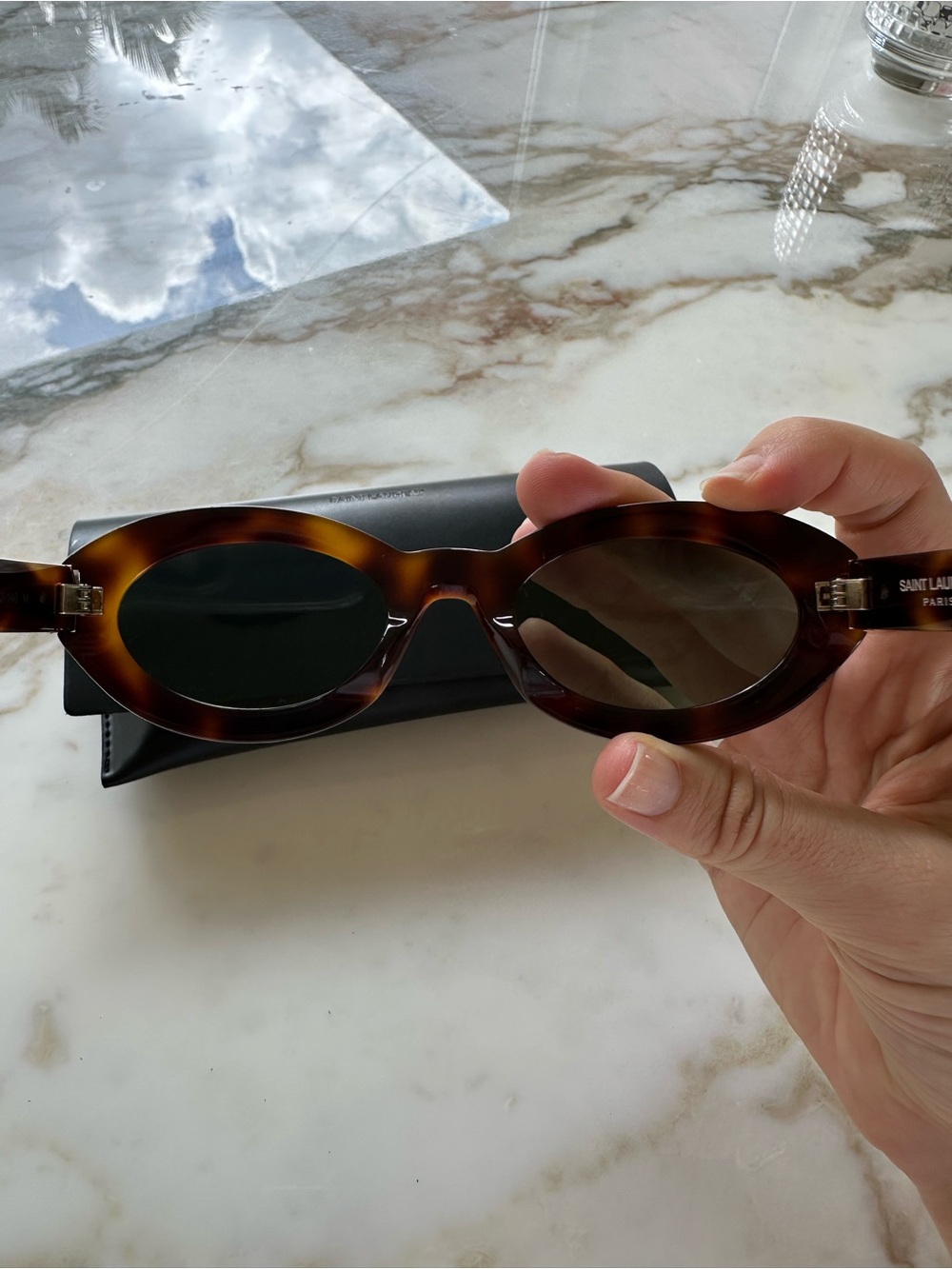 Saint Laurent 52mm oval sunglasses - Picture 10 of 15